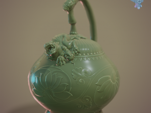 yaozhou porcelain mystery teapot 3D Модель