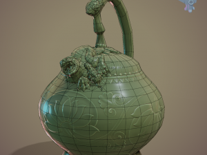 yaozhou porcelain mystery teapot 3D Модель