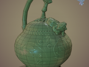yaozhou porcelain mystery teapot 3D Модель