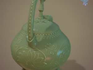 yaozhou porcelain mystery teapot 3D Модель