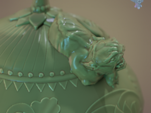 yaozhou porcelain mystery teapot 3D Модель