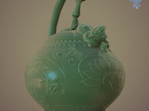 yaozhou porcelain mystery teapot 3D Модель