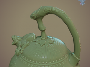 yaozhou porcelain mystery teapot 3D Модель