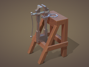 Blacksmith post vice 3D मॉडल