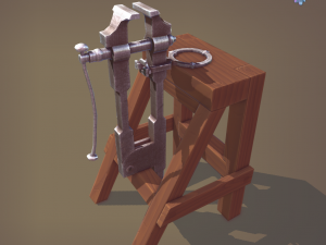 Blacksmith post vice 3D 模型