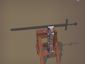 Blacksmith post vice 3D 模型