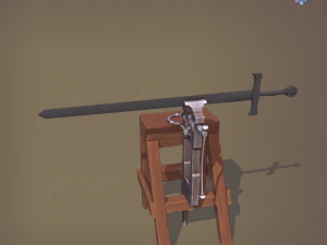 Blacksmith post vice 3D Model