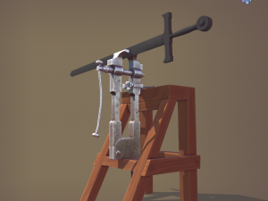 Blacksmith post vice 3D 模型