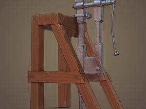 Blacksmith post vice 3D 模型