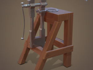 Blacksmith post vice 3D 模型