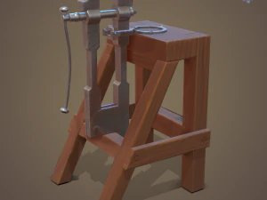 Blacksmith post vice 3D Model