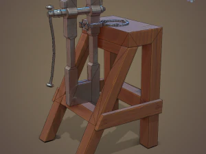 Blacksmith post vice 3D Model