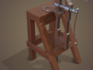 Blacksmith post vice 3D 模型