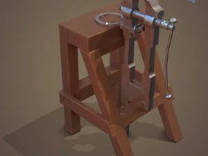 Blacksmith post vice 3D Model
