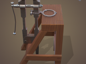 Blacksmith post vice 3D 模型