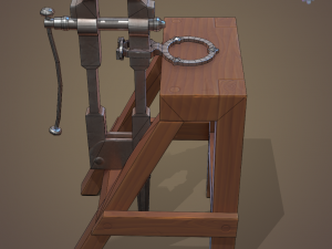 Blacksmith post vice 3D 模型