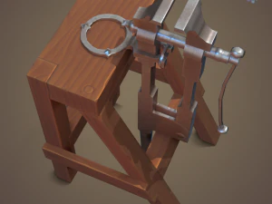 Blacksmith post vice 3D Model