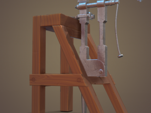 Blacksmith post vice 3D 模型