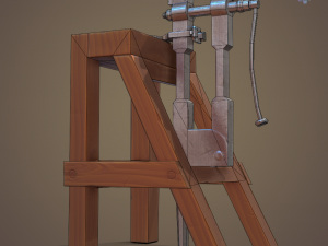 Blacksmith post vice 3D 模型