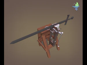 Blacksmith post vice 3D Model