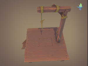gallows 3D 模型
