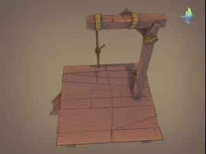 gallows 3D Model