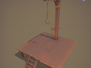 gallows 3D 模型