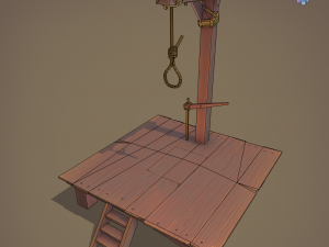 gallows 3D 模型