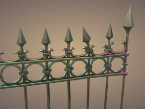 Graveyard Fences set 3D Model