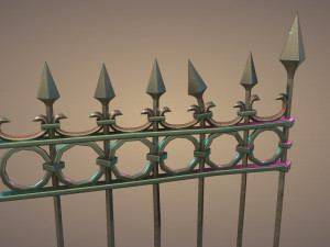 Graveyard Fences set 3D Model