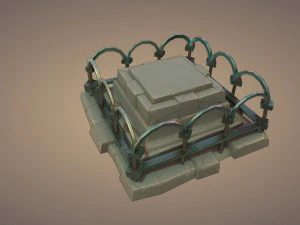 Set di recinzioni per cimiteri Modello 3D