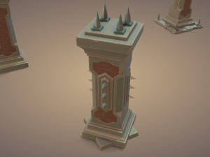 Graveyard Fences set 3D Model