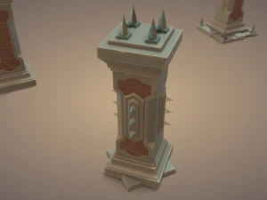 Set di recinzioni per cimiteri Modello 3D