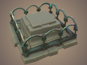 Graveyard Fences set 3D Model