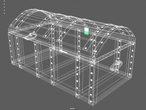 old chest 3Dモデル