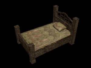 bed 3D Model