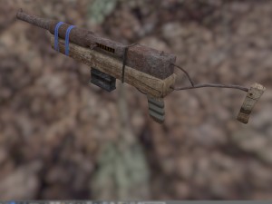 self-made semi-automatic rifle Model 3D