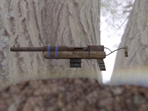 self-made semi-automatic rifle Model 3D