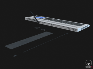 cyberdeck 3Dモデル