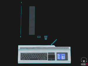 cyberdeck 3Dモデル