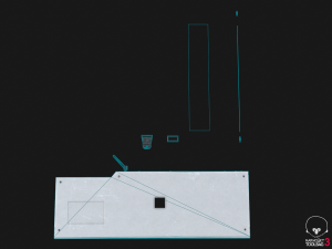 cyberdeck 3Dモデル