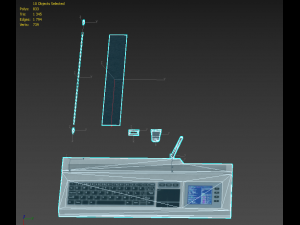 cyberdeck 3Dモデル