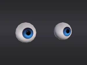 stylized eyes 3D Model