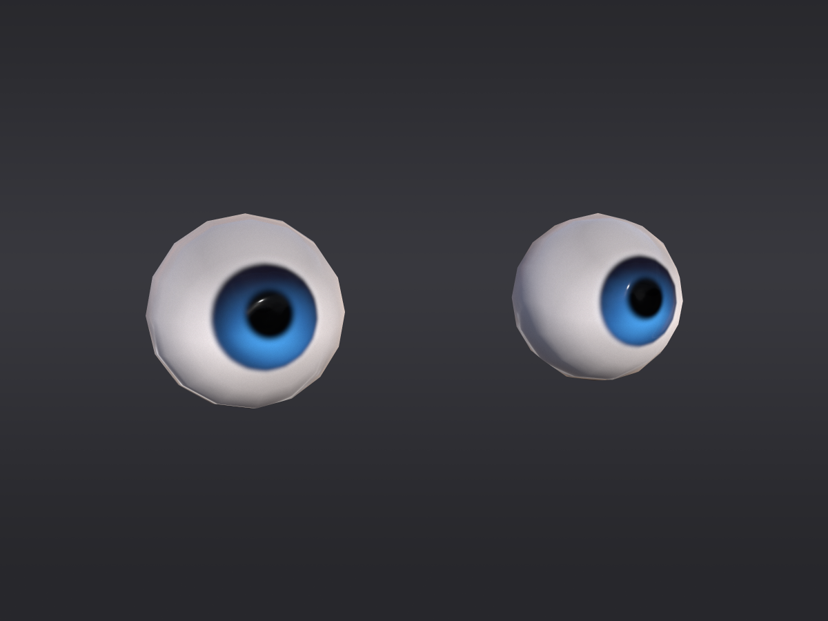 Stylized eyes Free 3D Model in Anatomy 3DExport