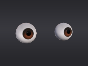 stylized eyes 3D-Modell