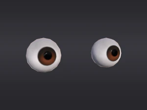 stylized eyes 3D Model