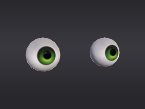 stylized eyes 3D-Modell