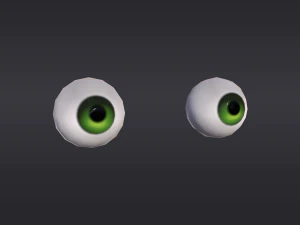 stylized eyes 3D Model