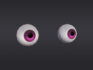 stylized eyes 3D-Modell