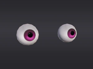 stylized eyes 3D Model